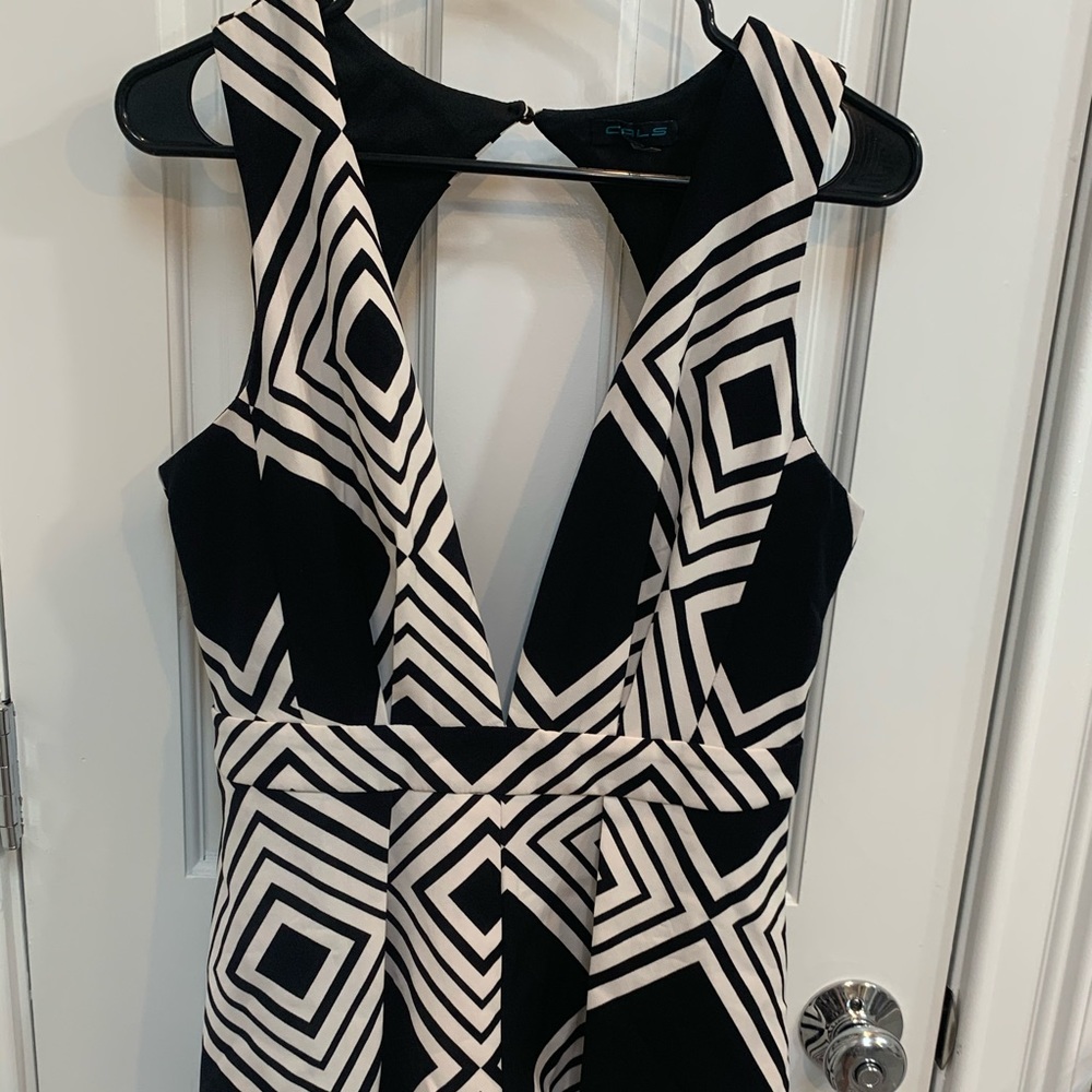 Black and White Romper